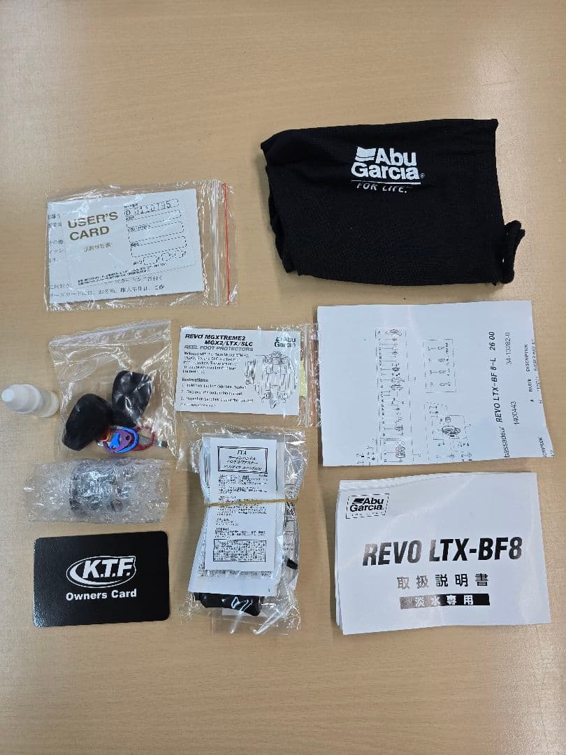 アブガルシア レボ LTX-BF8-L KTFコンプリート 左ハンドル