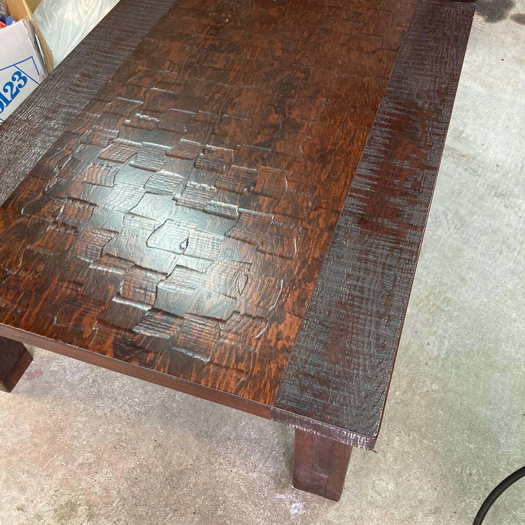 ユ*タ様 木製 国内生産品 家具調コタツ ダークブラウン　幅約120cm 奥行約