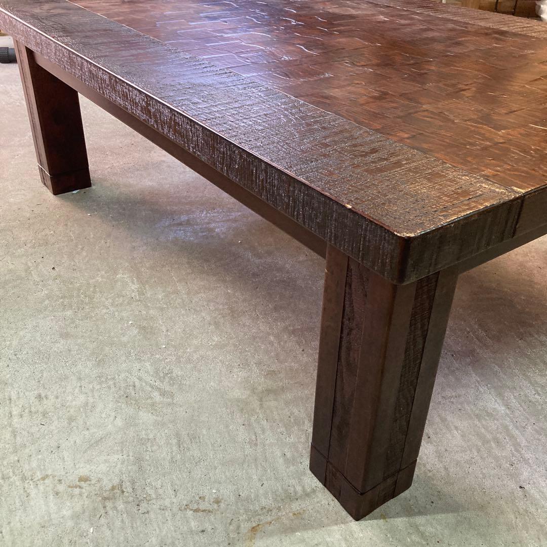 ユ*タ様 木製 国内生産品 家具調コタツ ダークブラウン　幅約120cm 奥行約