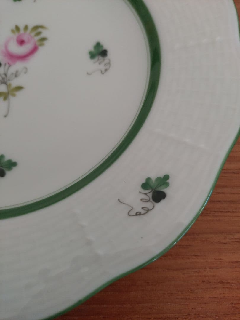 ヘレンド　ウィーンの薔薇　パン皿