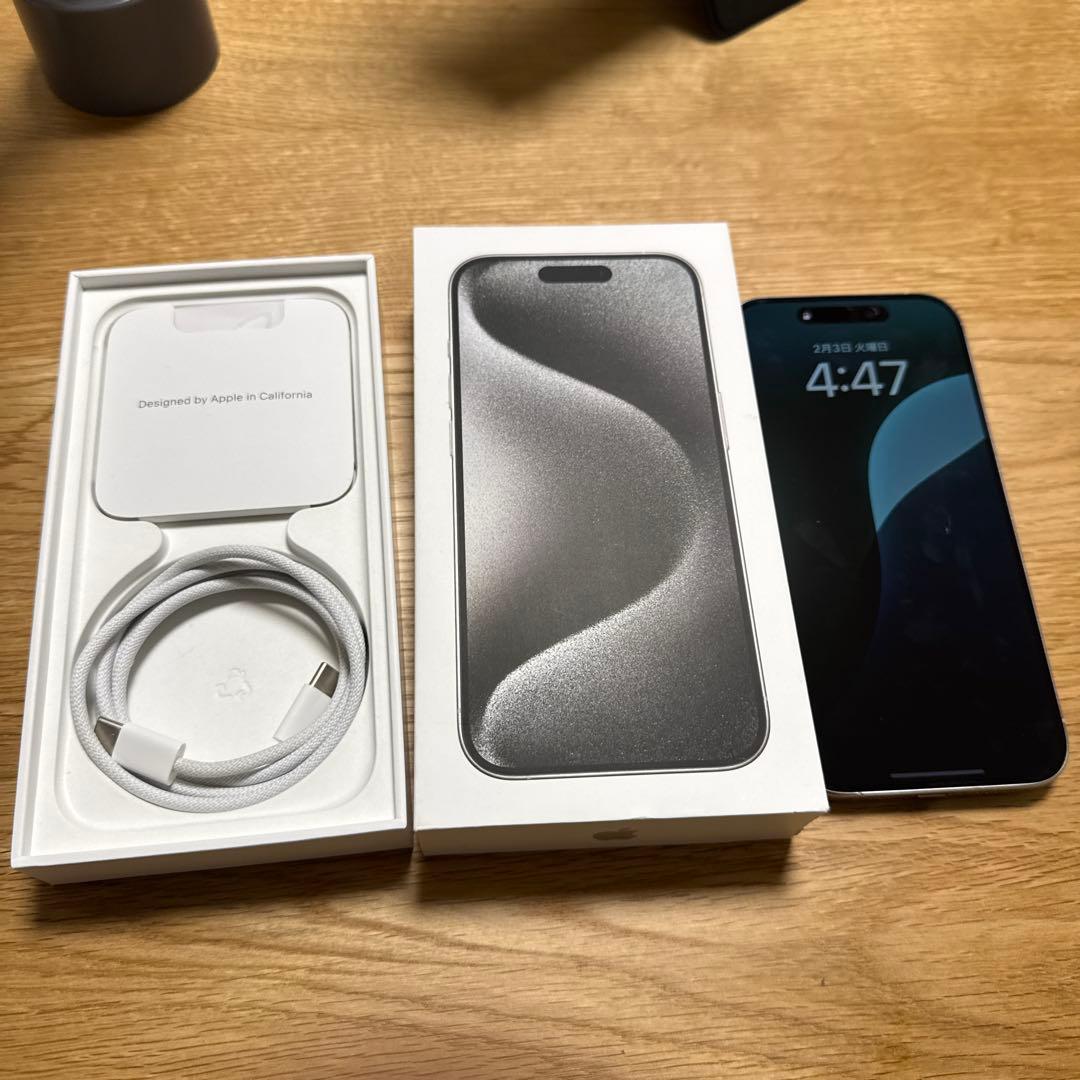 Apple iPhone 15 Pro シルバー 本体