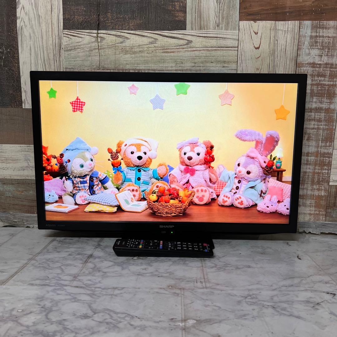 即日受渡❣️全国送料込半年前購入SHARP24V型外付HDD対応・裏番組録画対応