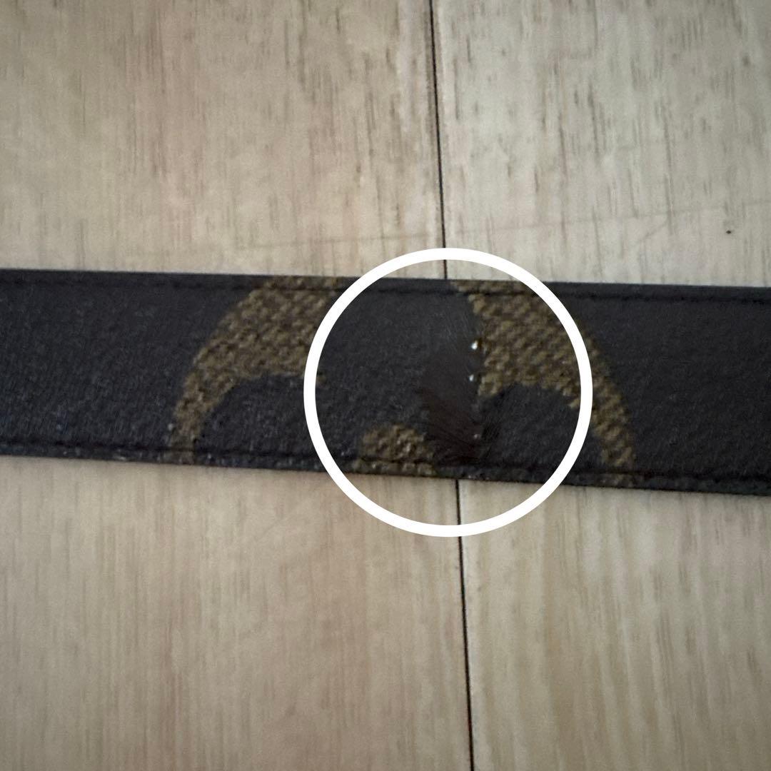 Louis Vuitton モノグラム レザーベルト　リバーシーブル85から95