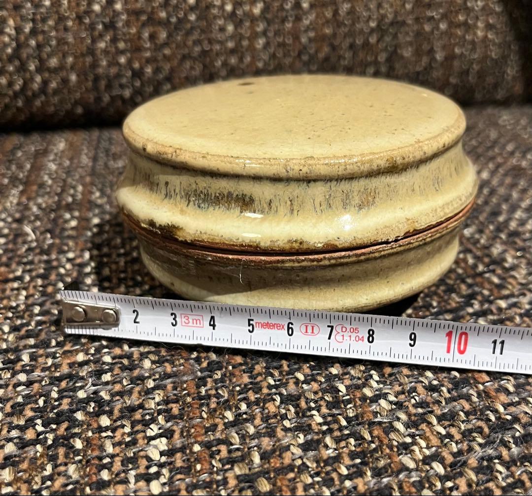 濱田庄司/ 香合 蓋物 香道具