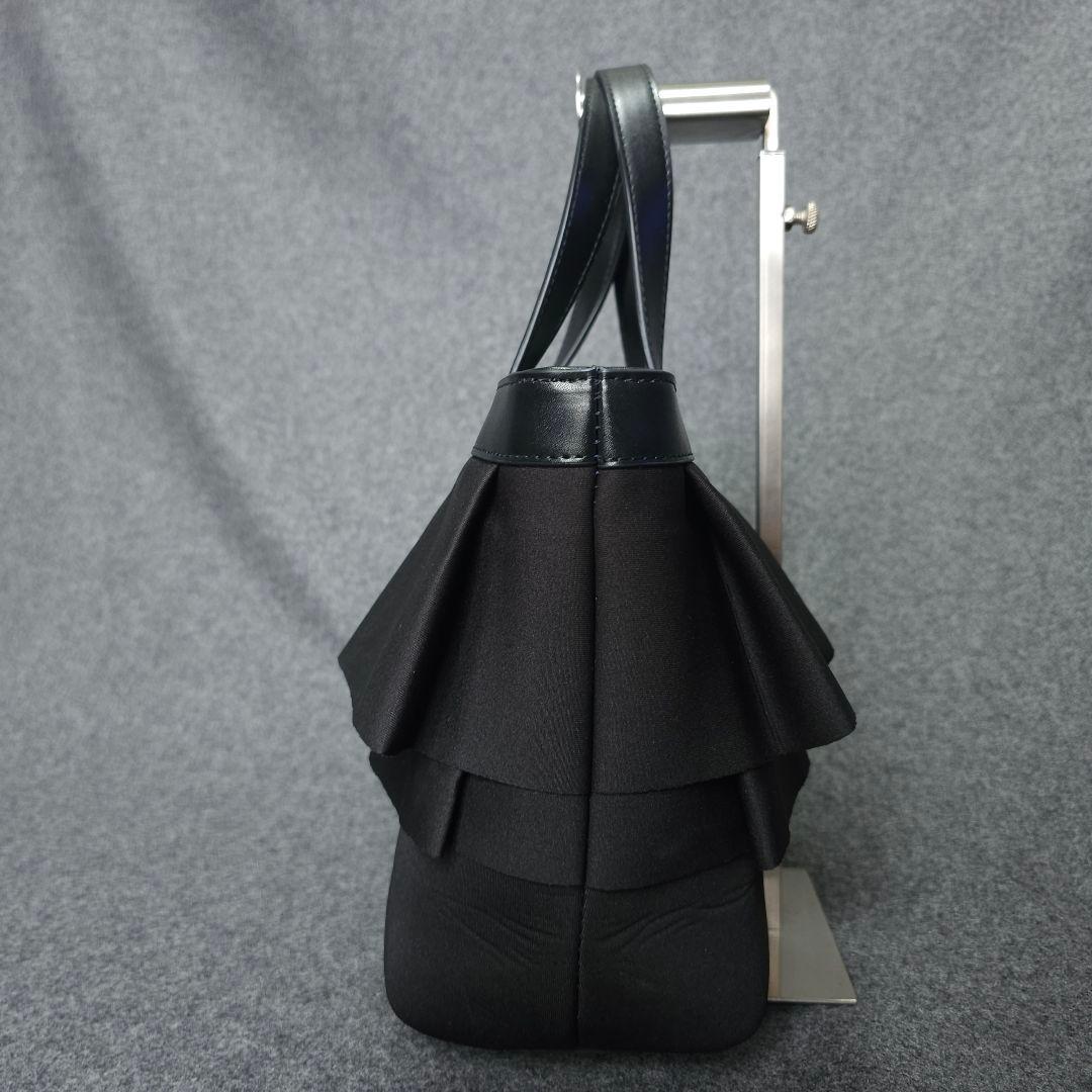 【ランバンスポール】人気刻印ロゴ×段切りかえフリルデザイン ゴルフカートバッグ黒