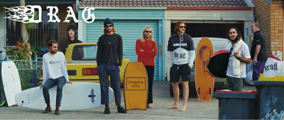 DRAG ドラッグ COFFIN THRUSTER 7'0 サーフボード&ケース