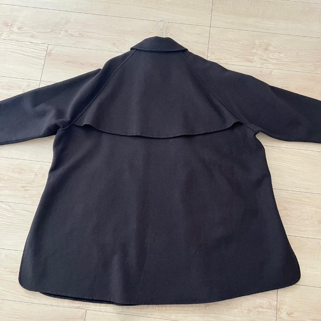 22aw Beauty & Youth リバー ポンチョ コート ブラウン S