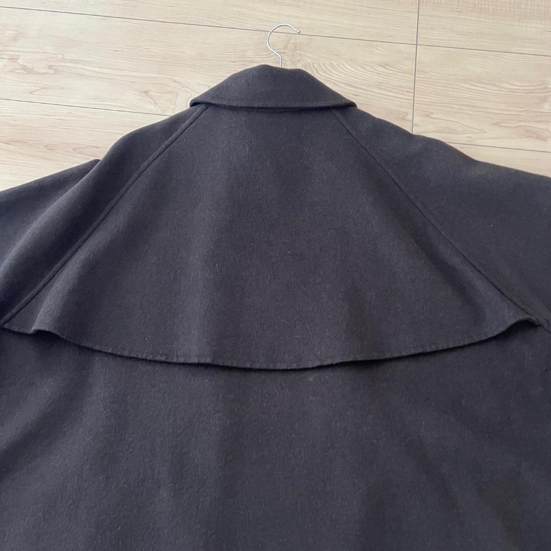 22aw Beauty & Youth リバー ポンチョ コート ブラウン S