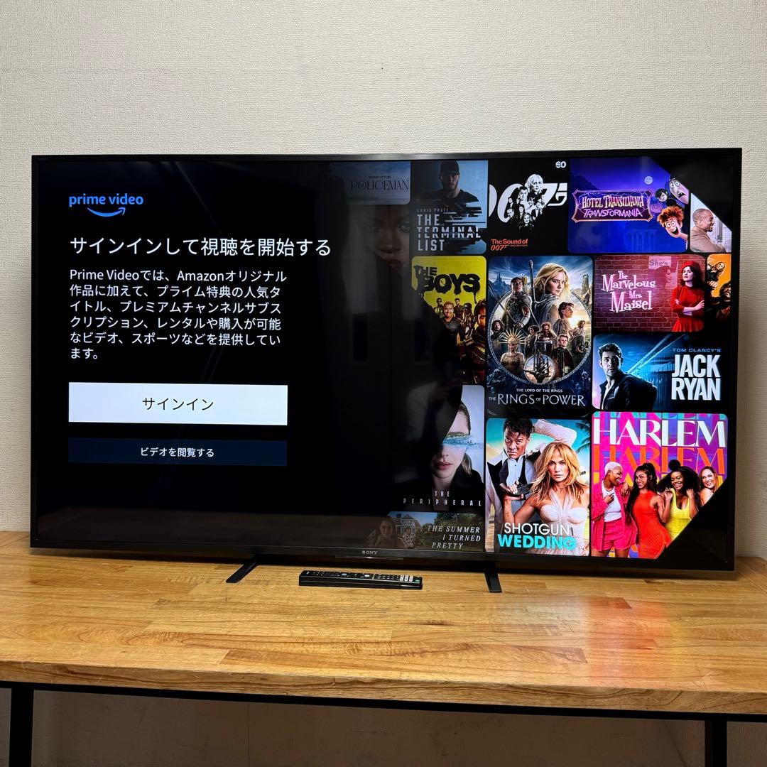 SONY 55V型 4K 液晶テレビ BRAVIA KJ-55X8550G