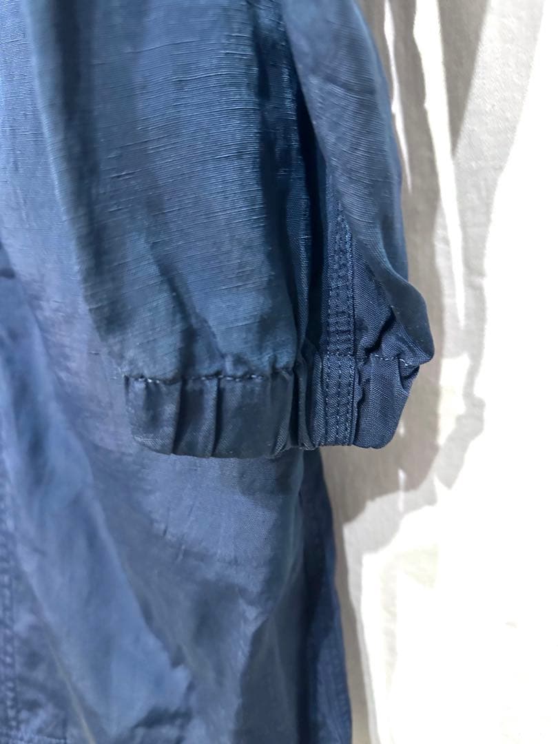 BACKLASHリネンナイロン製品染めモッズコート/バックラッシュミリタリー