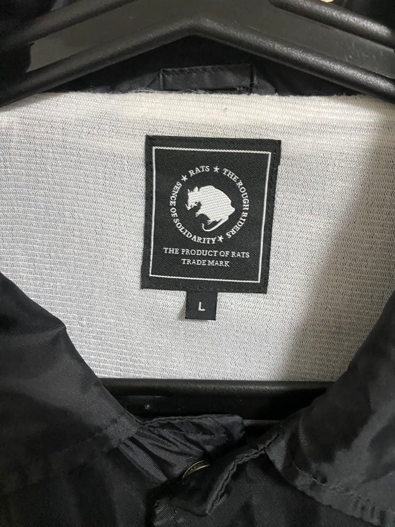 RATS ブラック ナイロンジャケット Lサイズ