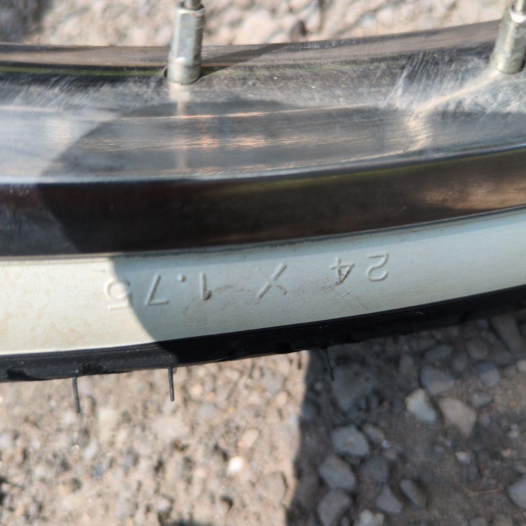 MIYATA　一輪車　青　フラミンゴ　ミヤタ　24インチ ブルーカラー　②