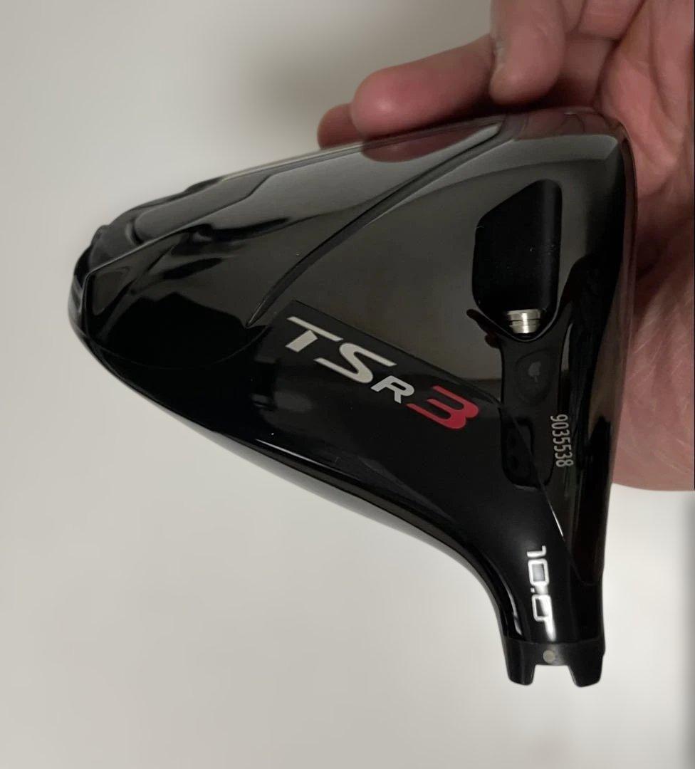 超美品！タイトリストTSR3ドライバー　10度　HC・レンチ・おまけ付ヘッドのみ