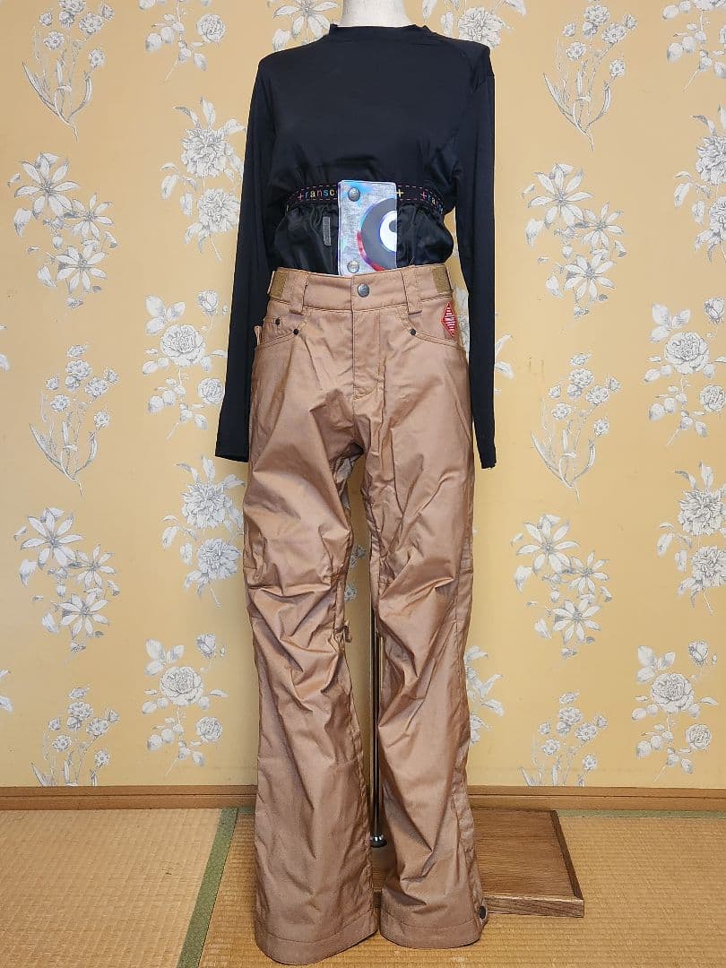 美品！　TRANSCOOT スキーウェア 上下セット　マルチカラー サイズ9