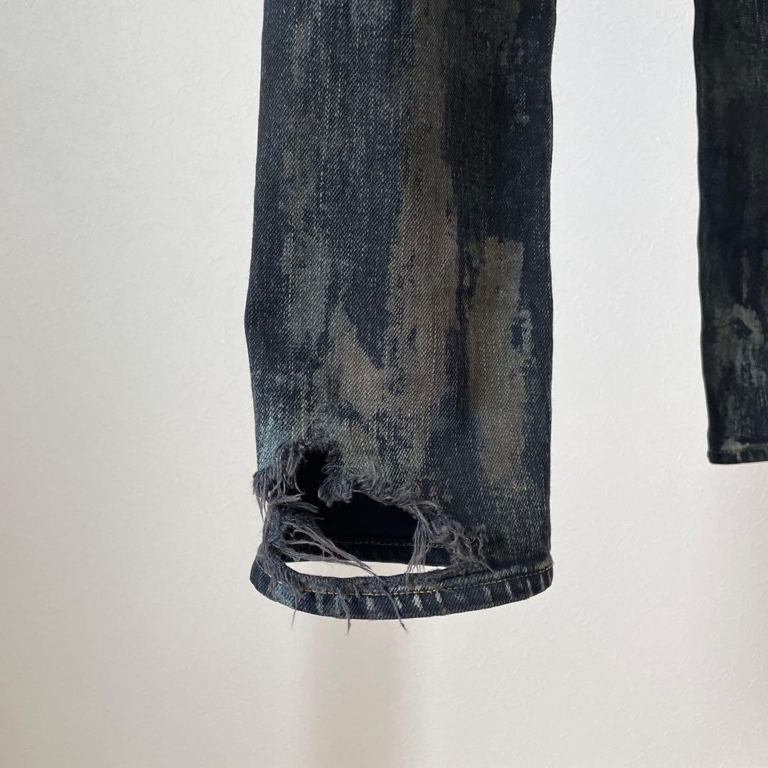 saint laurent サンローラン　エディ期　デストロイスキニーデニム