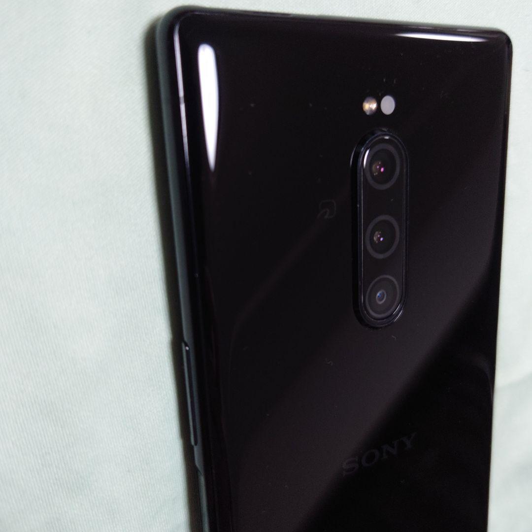 【ジャンク】Sony Xperia1 sov40 ブラック 本体のみ　au