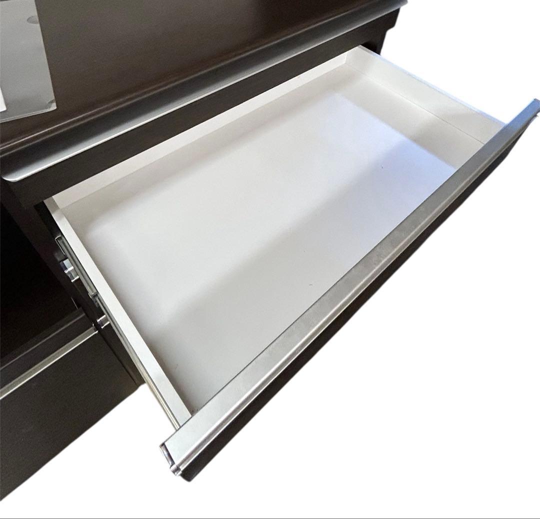 美品！ 松田家具 レンジボード 品名: 1200 ライズレンジ ダーク 送料無料