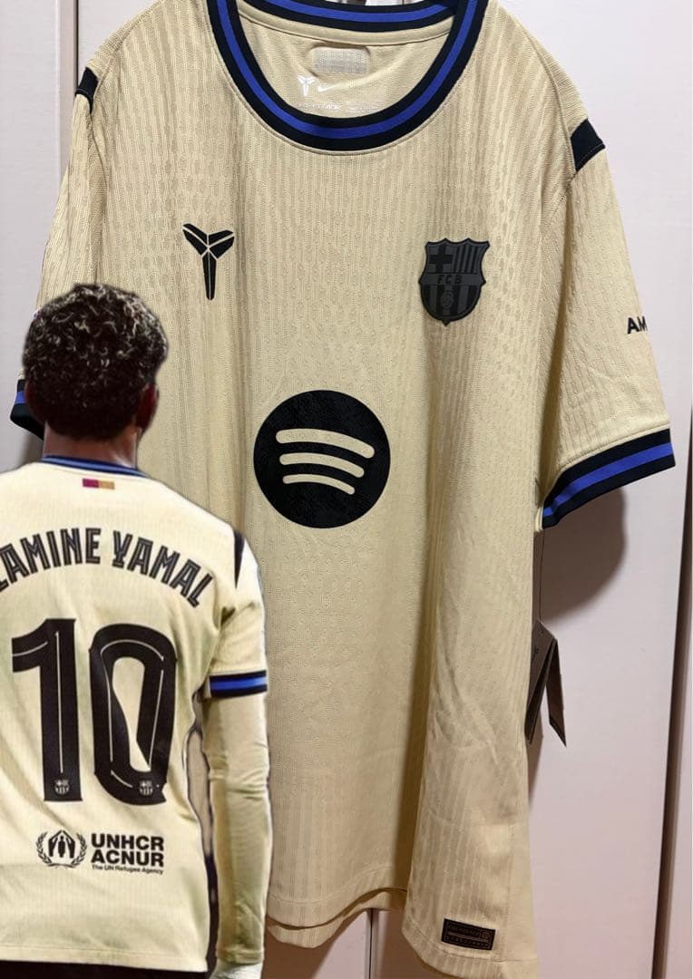 【正規品/完売品】ヤマル バルセロナ25/26 アウェイ オーセンティック CL