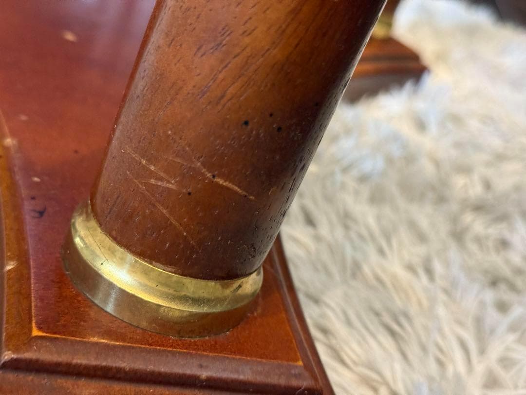 高級 大理石　コンソール　サイドテーブル　ラウンドテーブル　アンティーク　IG