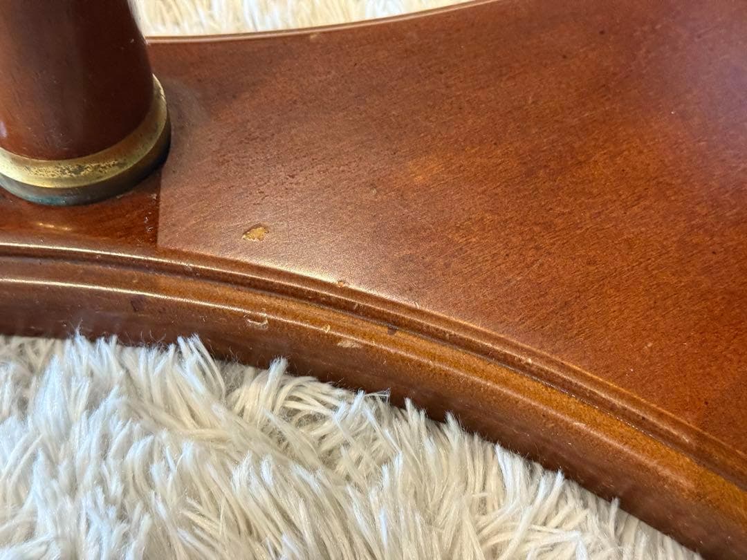 高級 大理石　コンソール　サイドテーブル　ラウンドテーブル　アンティーク　IG