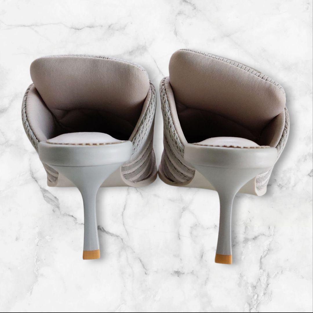 まこ【美品】YELLO スニーカーミュール グレーXL 25.5