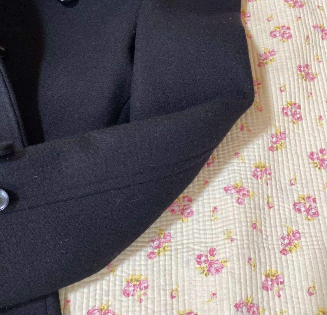 アーバンリサーチドアーズ 38 ショールカラー2WAYロングコート 黒 DMW