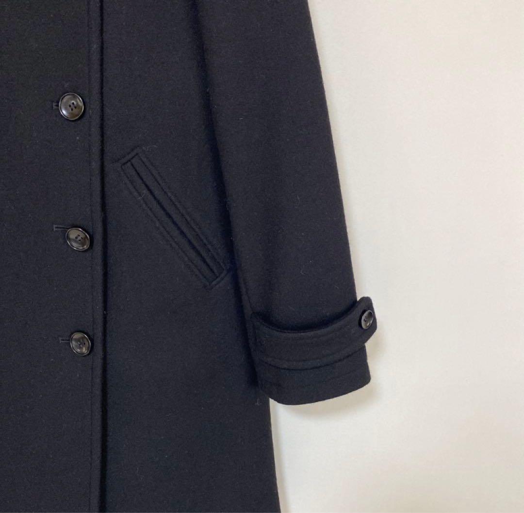 アーバンリサーチドアーズ 38 ショールカラー2WAYロングコート 黒 DMW