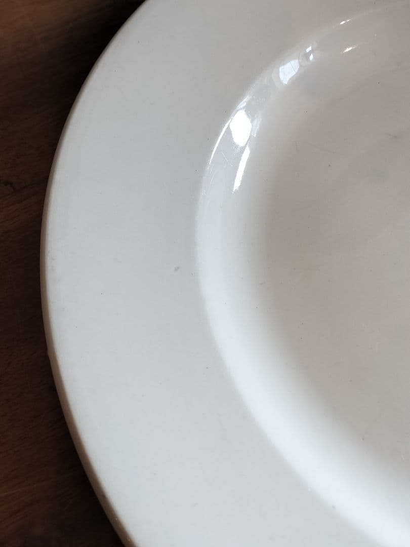 アンティーク　フランス　サルグミンヌ　白い　大皿