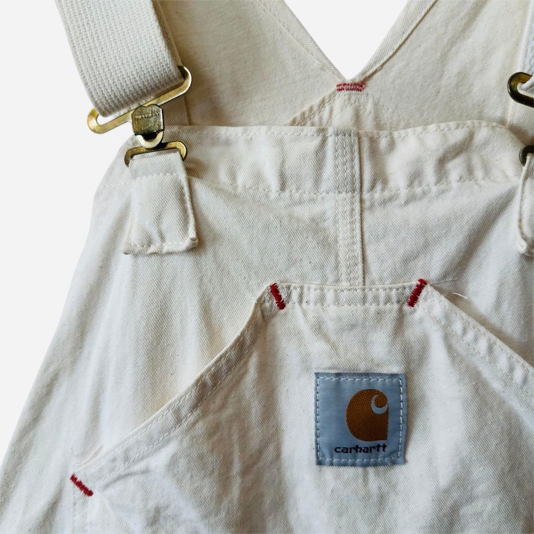 Carhartt カーハート オーバーオール 白 つなぎ ワーク ビンテージ