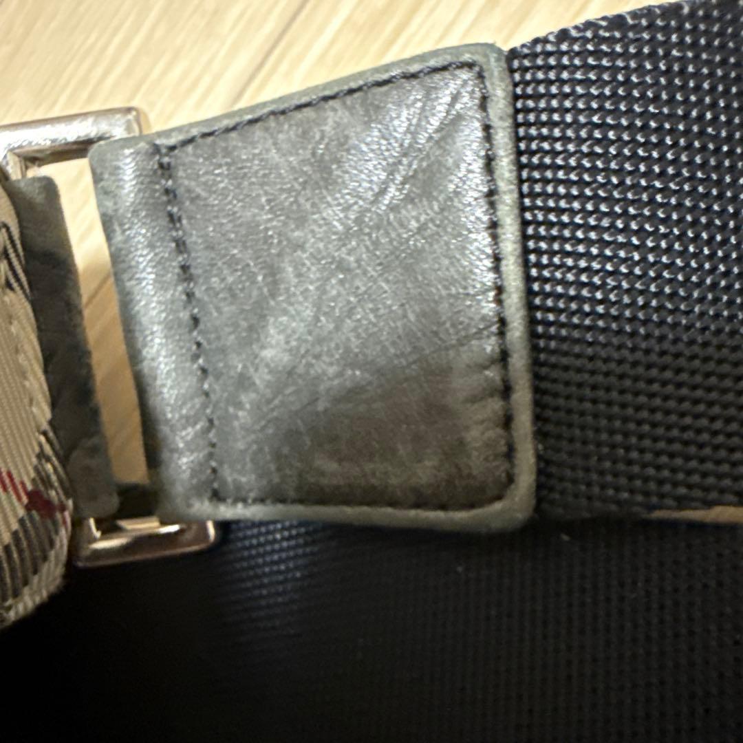 美品　バーバリーブルーレーベル　ショルダーバッグ　ナイロン　軽量　ノバチェック