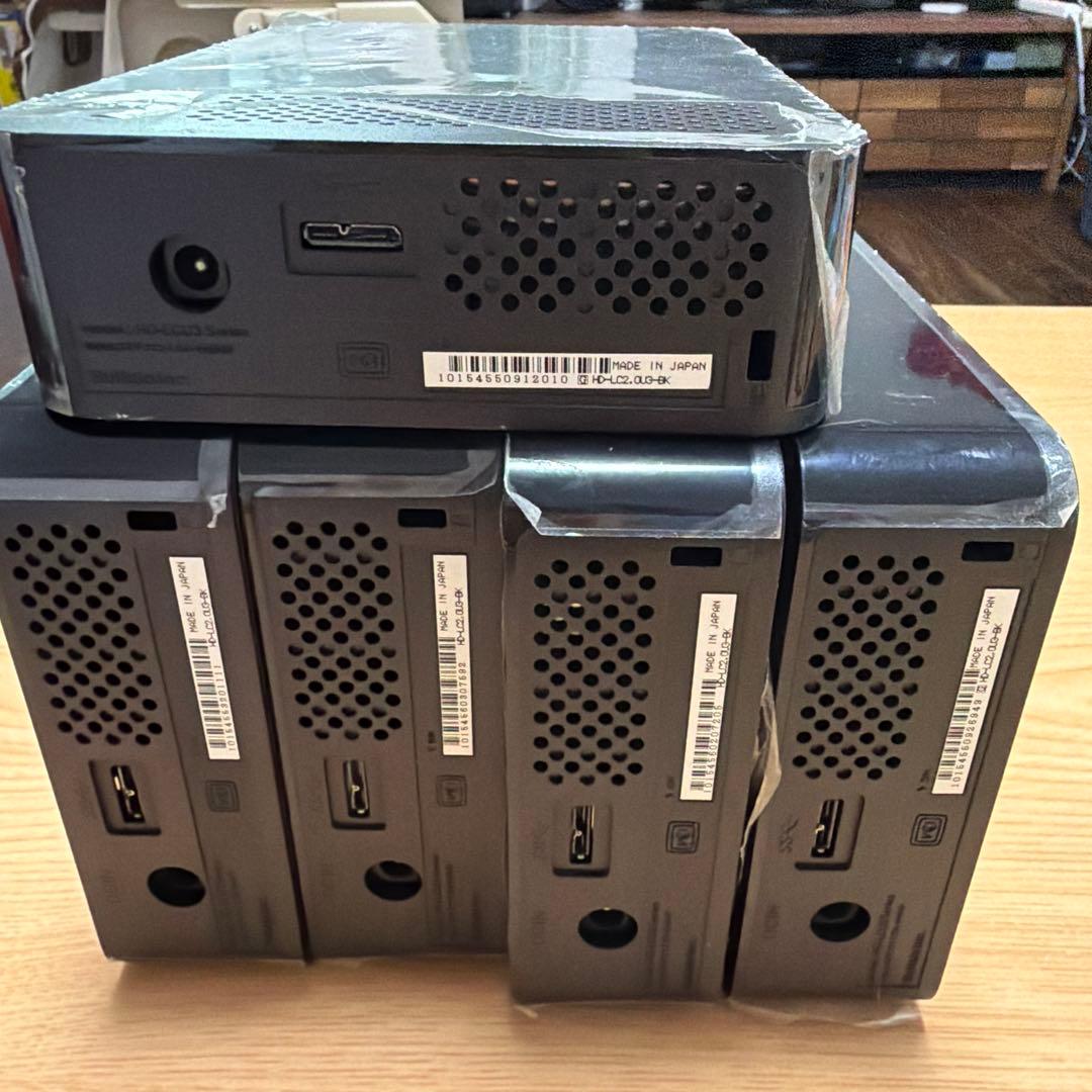 ◆HDD . HD-LC2.OU3-BK 5台セット