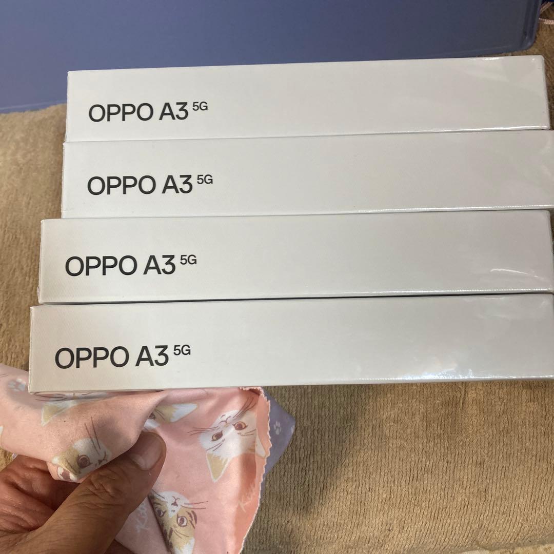 OPPO A3 パープル 4台 Y!mobile A402OP未開封新品 送料込