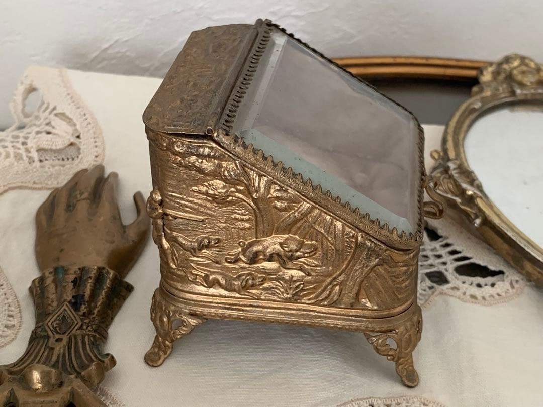 jude フランス　蚤の市　ジュエリーケース　ブロカント