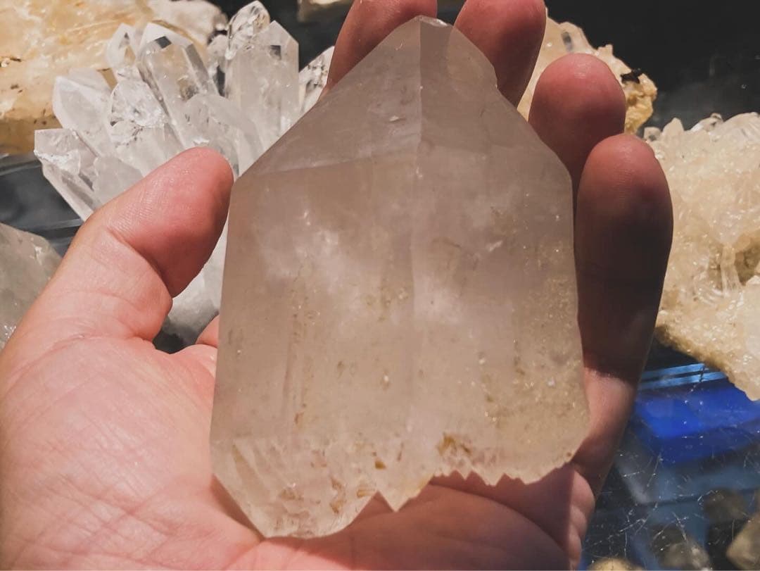 ヒマラヤ水晶 カテドラル水晶 天然石 パワーストーン 原石 クリスタル 高透明度