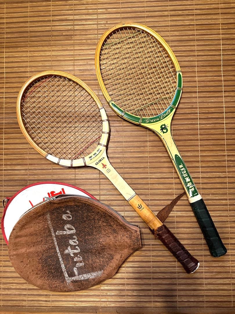 レトロ テニスラケット 2本セット ヴィンテージ