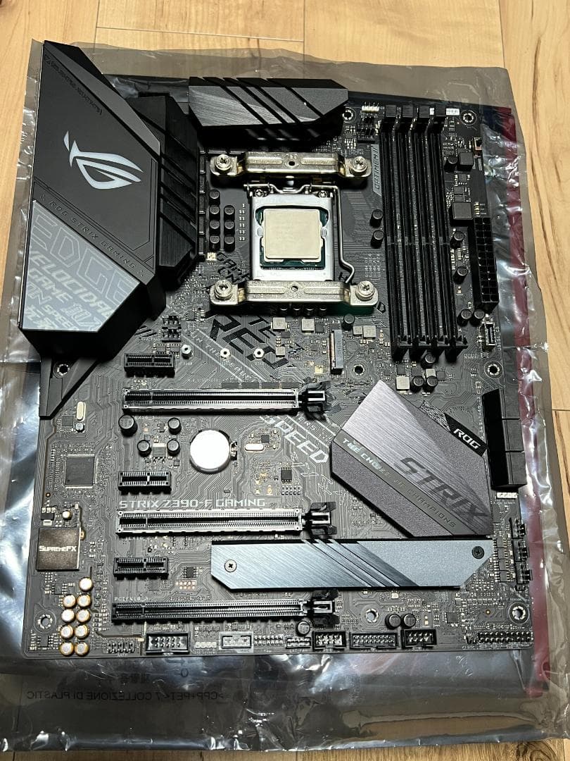 【セット】Core i9-9900KF ASUS Z390-F 動作確認