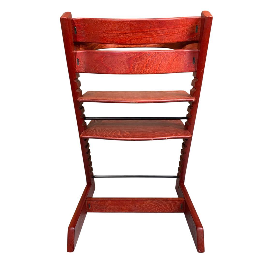 STOKKE　トリップトラップ　木目ワインレッド