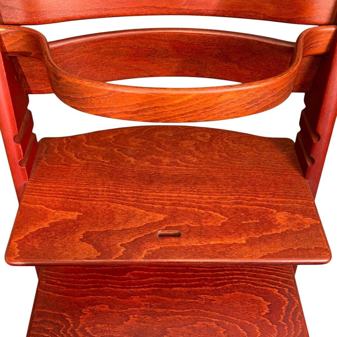 STOKKE　トリップトラップ　木目ワインレッド