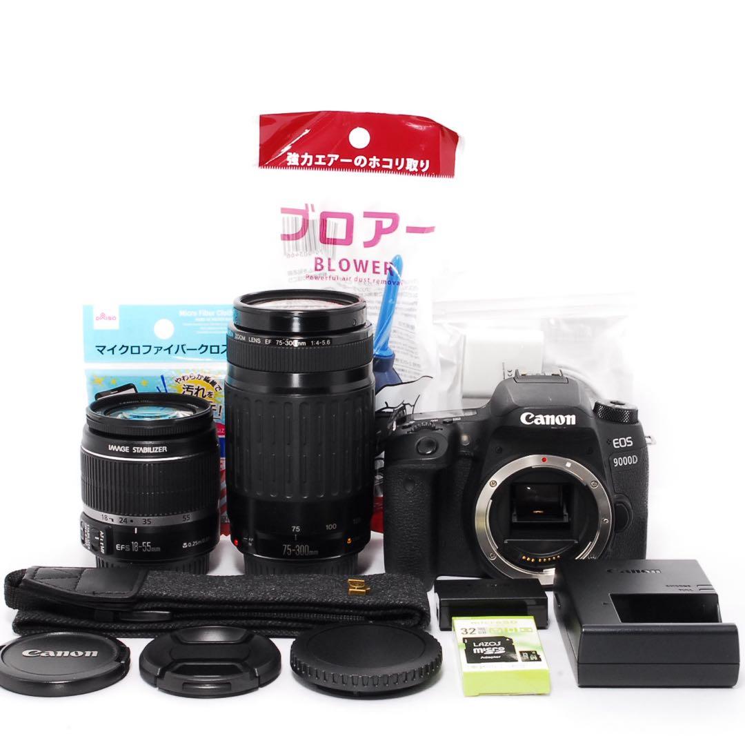 ◆WiFi楽々転送◆Canon EOS 9000D◆すぐ使える◆一眼レフカメラ◆