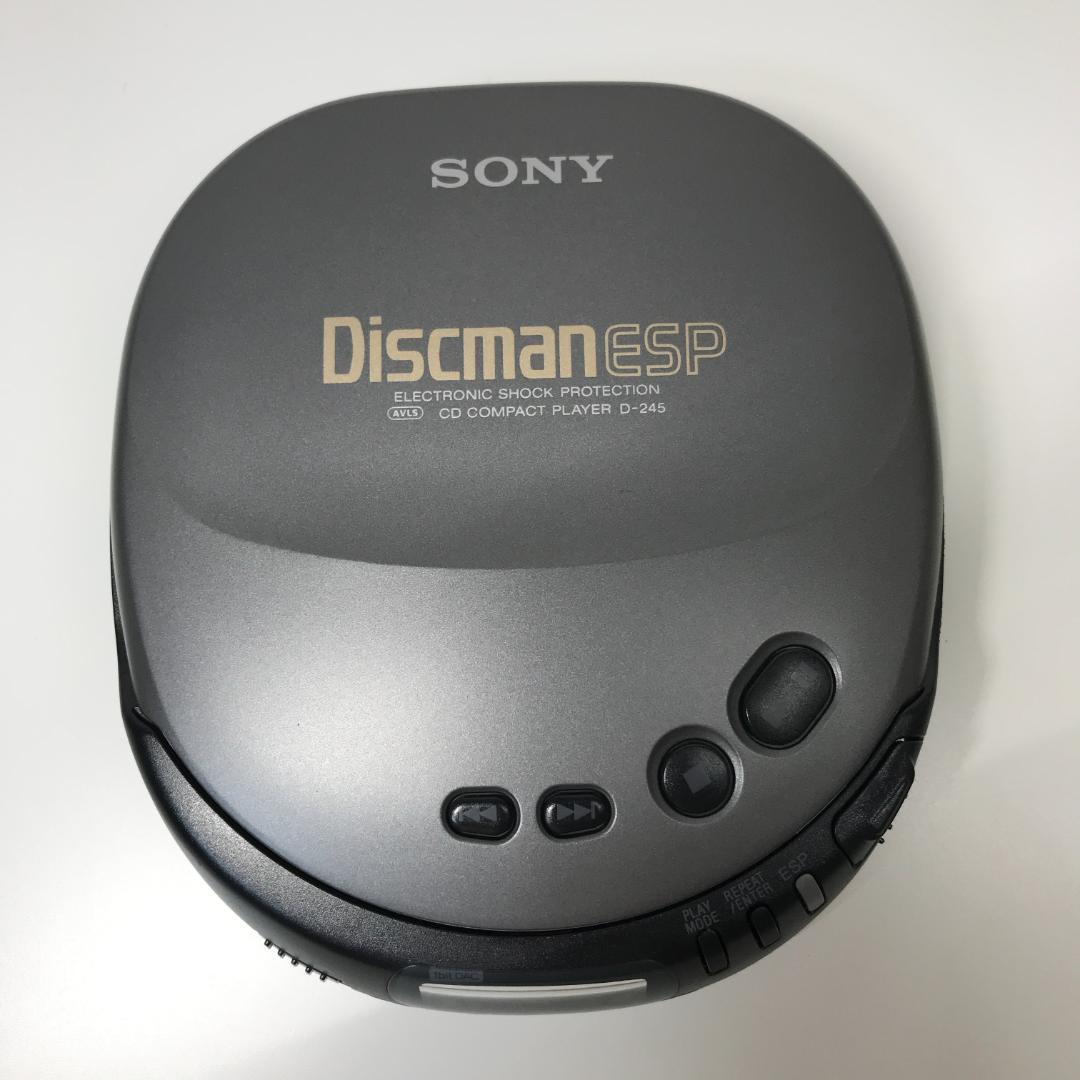 【完品/極美品】SONY Discman D-245 ポータブルCDプレーヤー