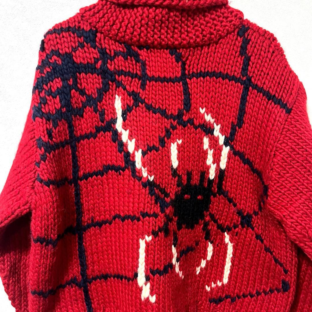 《Black Power》Spider Web Cowichan Sweater