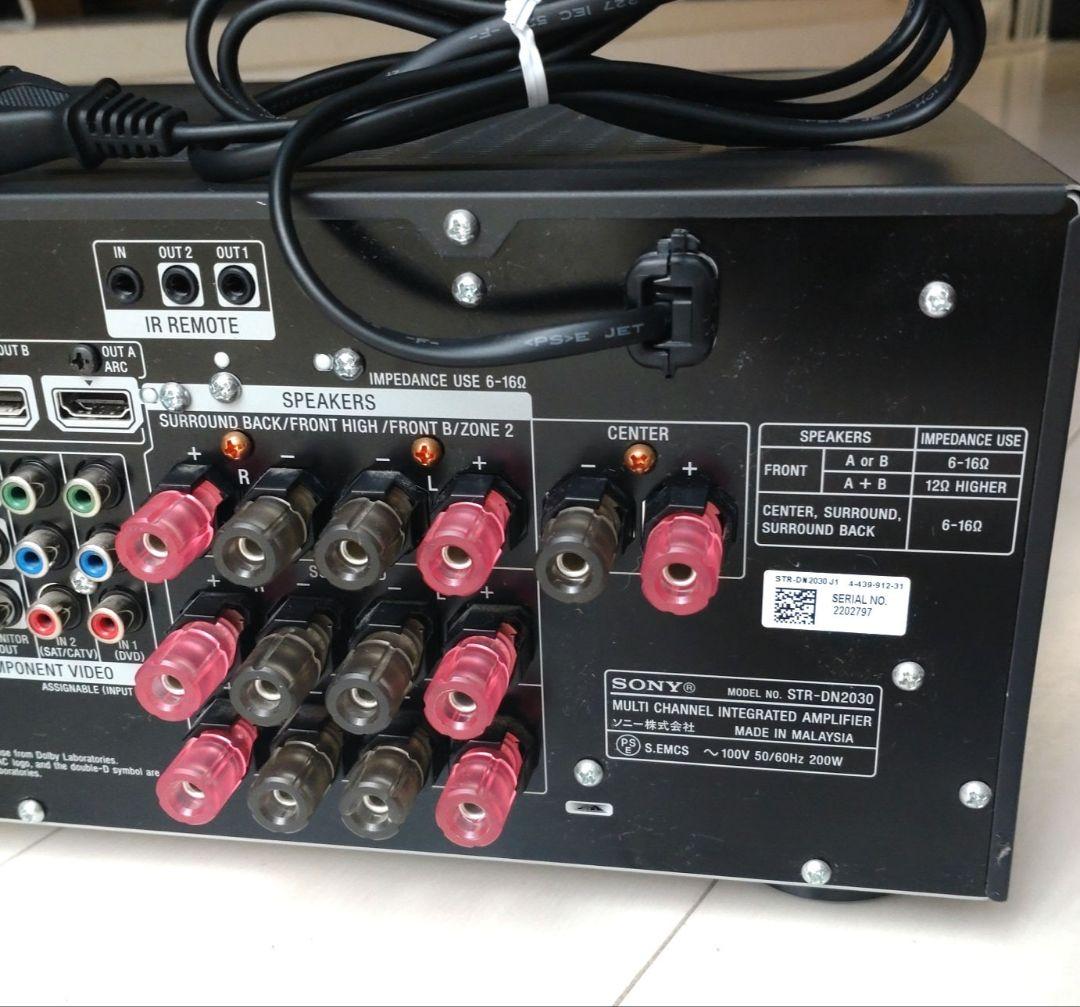 美品 SONY AVアンプ デジタルオーディオ STR-DN2030