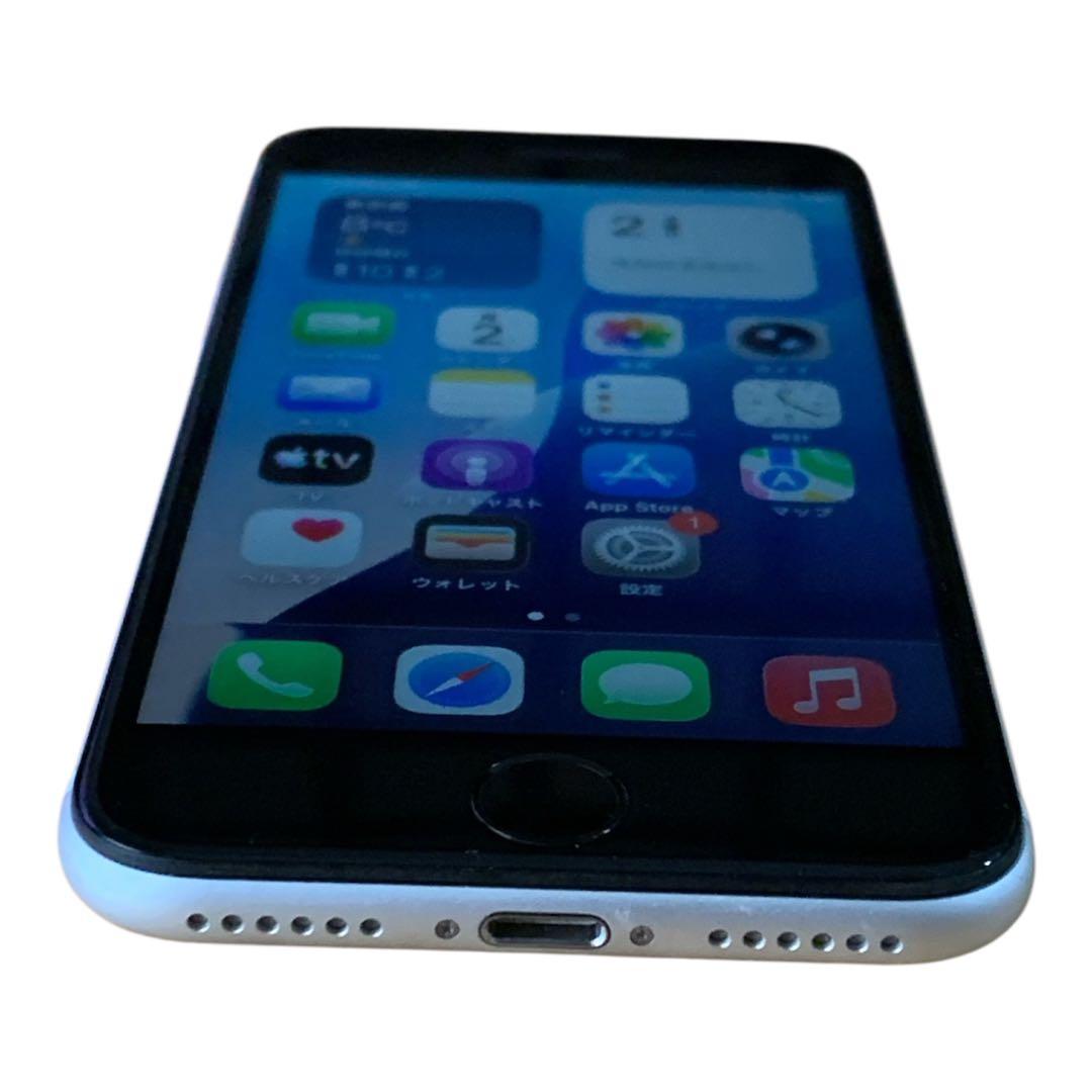 iPhone SE2 ホワイト 128GB SIMフリー 大容量バッテリ100%