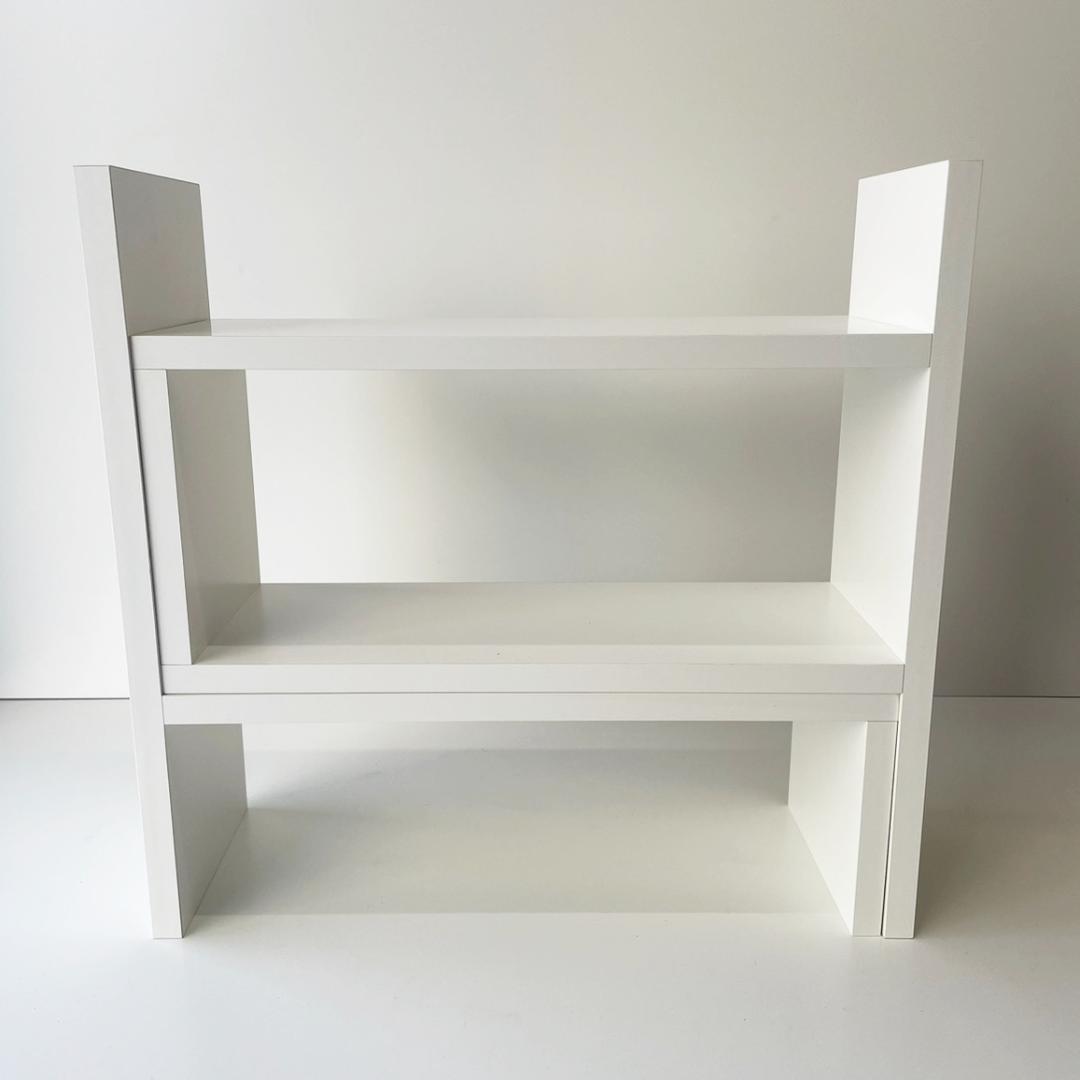 ラック ディスプレイ 雑貨 家具 おしゃれ ホワイト 白色 収納 収納スタンド