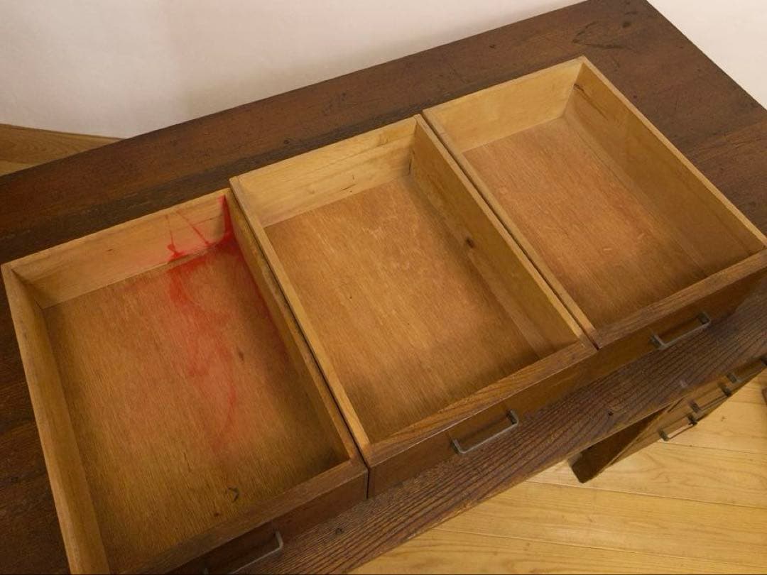 机　デスク　作業机　大きめ　古道具　古家具　ビンテージ　アンティーク　レトロ