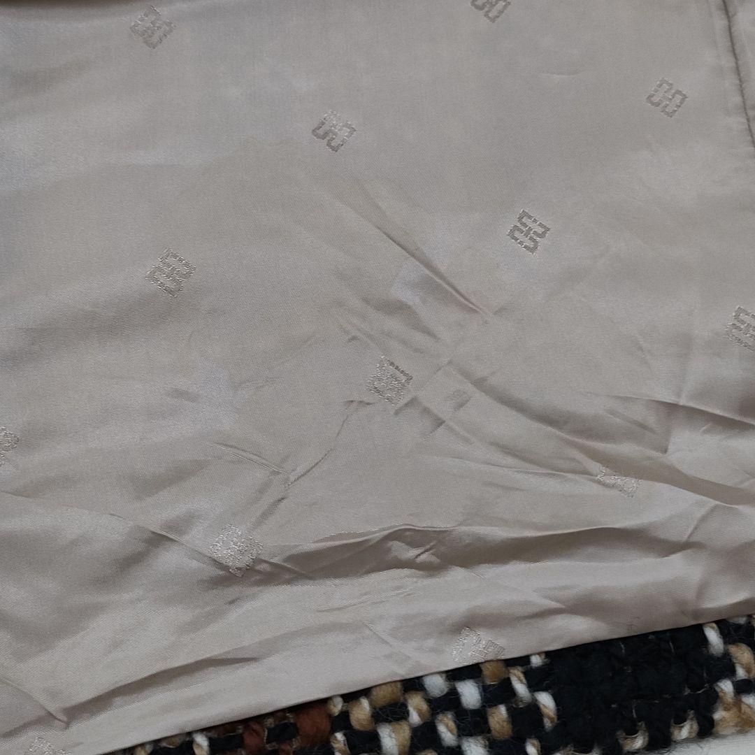 【希少】DAKS　ローゲージツイード　ニットコート　ハウスチェック　サイズ38