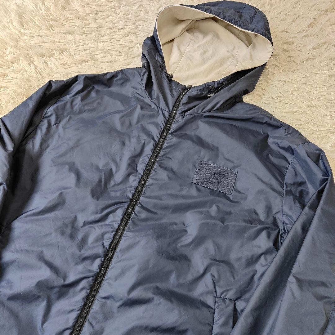 フェンディ　フード　ナイロンジャケット　リバーシブル　48　L