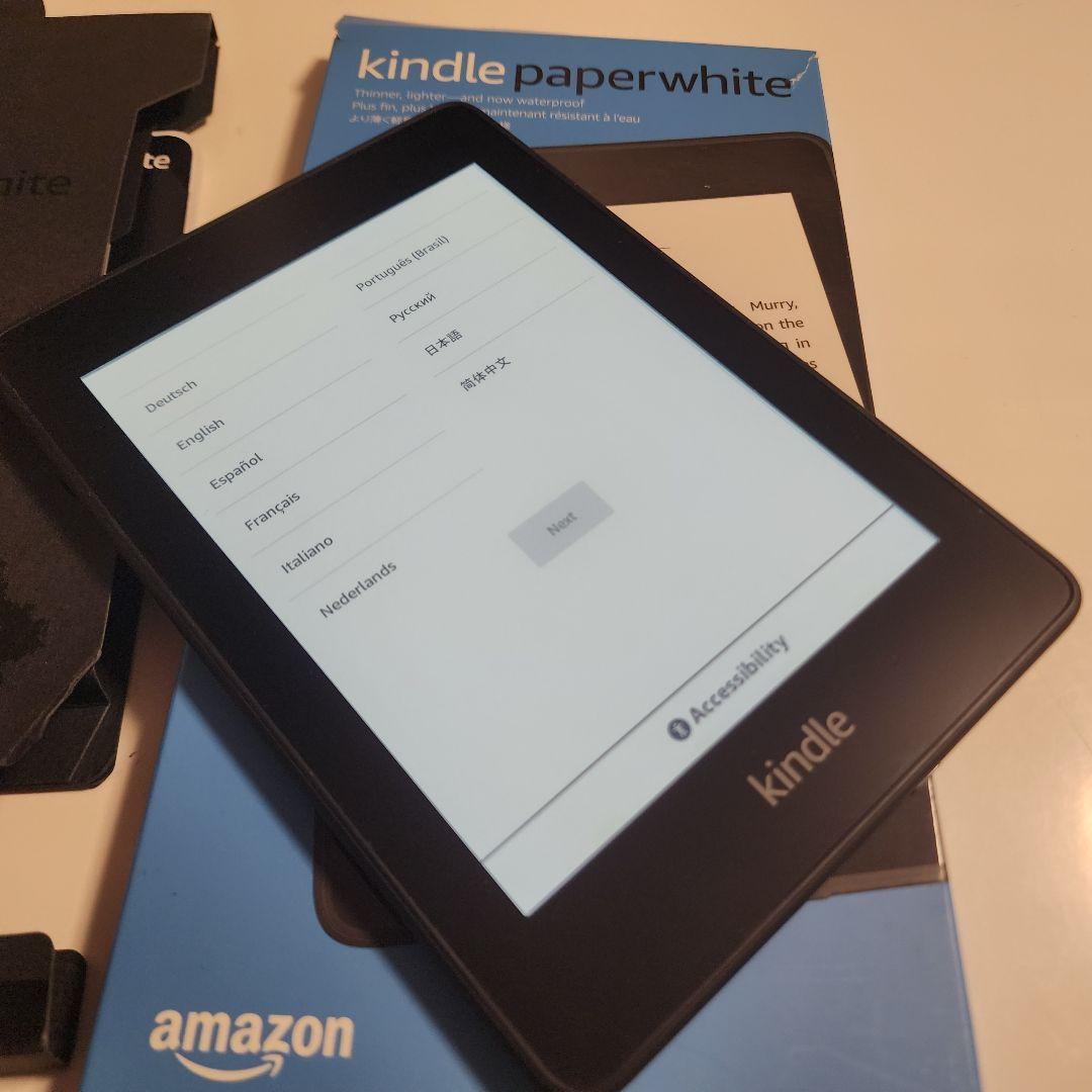 Kindle Paperwhite wifi+無料4G 32GB 黒 広告なし