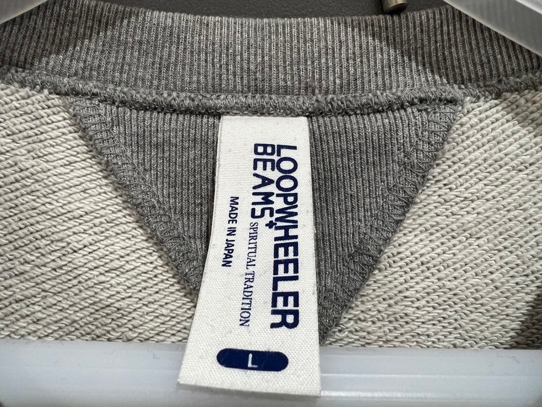 ビームスプラス別注 LOOPWHEELER ループウィラー スウェット L