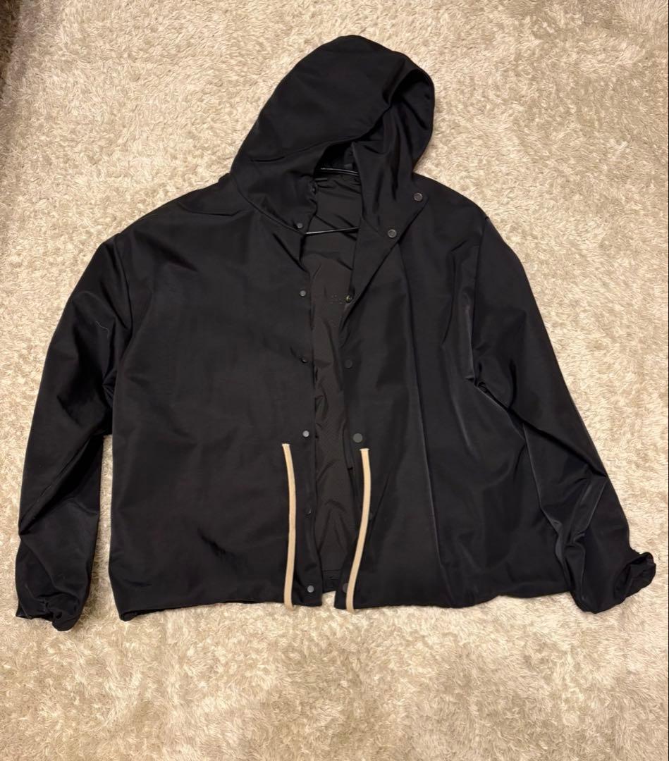 ESSENTIALS ナイロン コーチジャケット エッセンシャルズ M ブラック